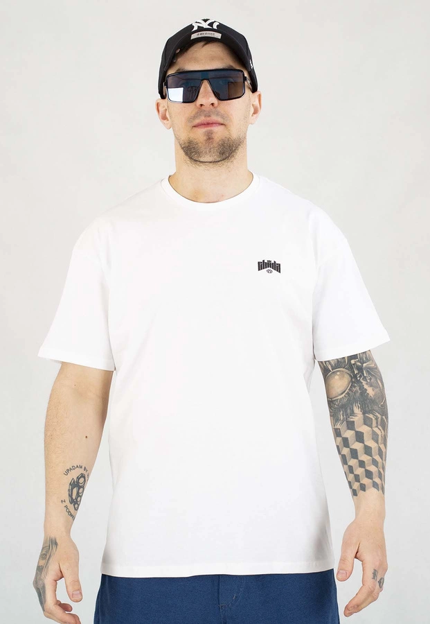 T-shirt Chada Cleanched Fists biały
