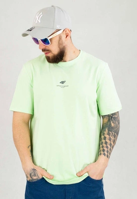 T-shirt 4F Regular M1282 jasno zielony