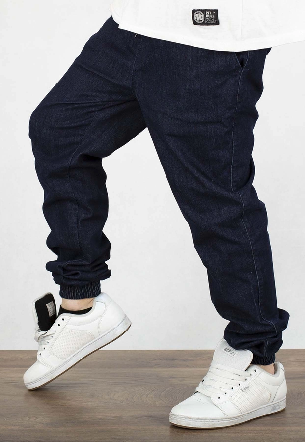 Spodnie Jigga Wear Crown Jogger Jeans dark blue