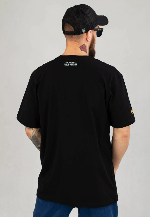 T-shirt Mass Signature Patch Pocket czarny