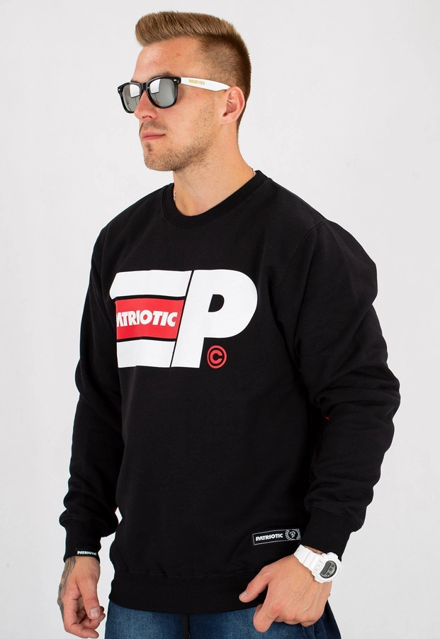 Bluza Patriotic P Big Flag czarno czerwona