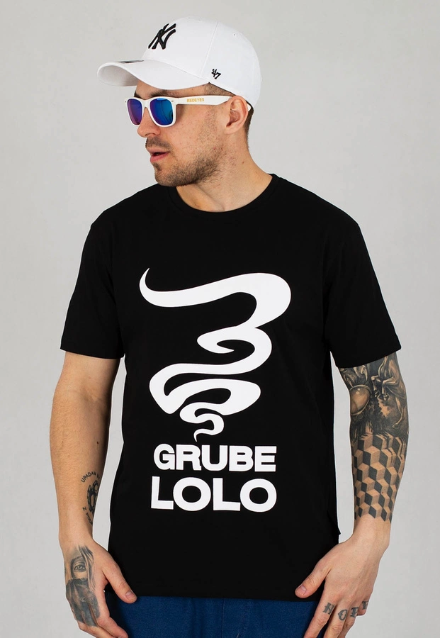 T-shirt Grube Lolo Big Logo czarny