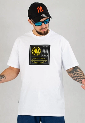 T-shirt Diil Earth biało czarny