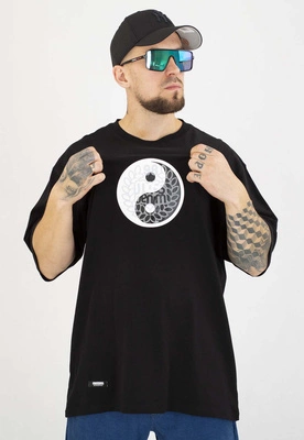 T-shirt Mass Ying Yang czarny