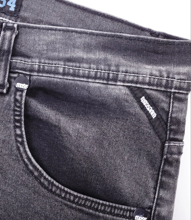 Mass Classics Jeans Straight Fit Black Stone Washed