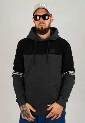 Bluza Patriotic Z Kapturem Cls Qube Elastic czarno grafitowa