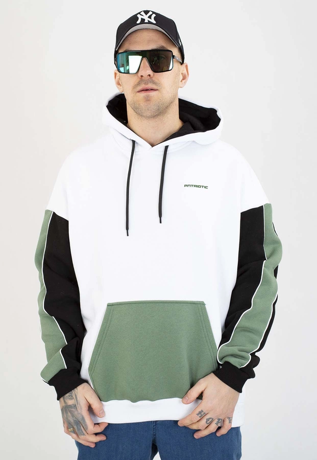 Bluza Patriotic Z Kapturem Solid Punch biała