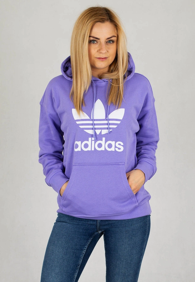 Bluza Adidas Trefoil GN2953 fioletowa