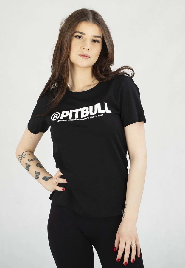 T-Shirt Pit Bull Slim Fit Pitbull R czarny