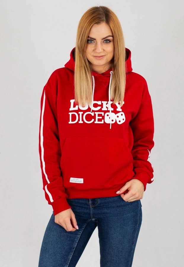 Bluza Lucky Dice Classic PJP czerwona