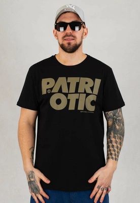 T-shirt Patriotic CLS czarno złoty