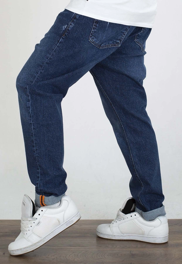 Spodnie I8 Denim BOY53 dark blue