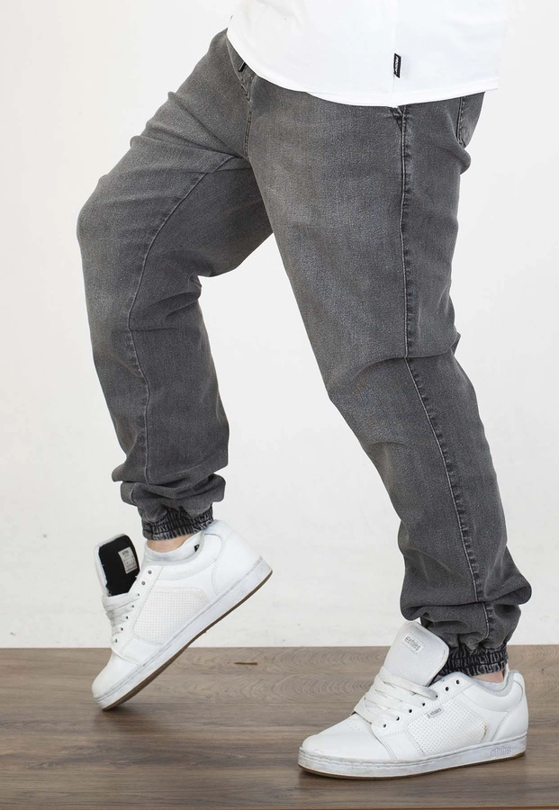 Spodnie Jigga Wear Crown Jogger Jeans grey