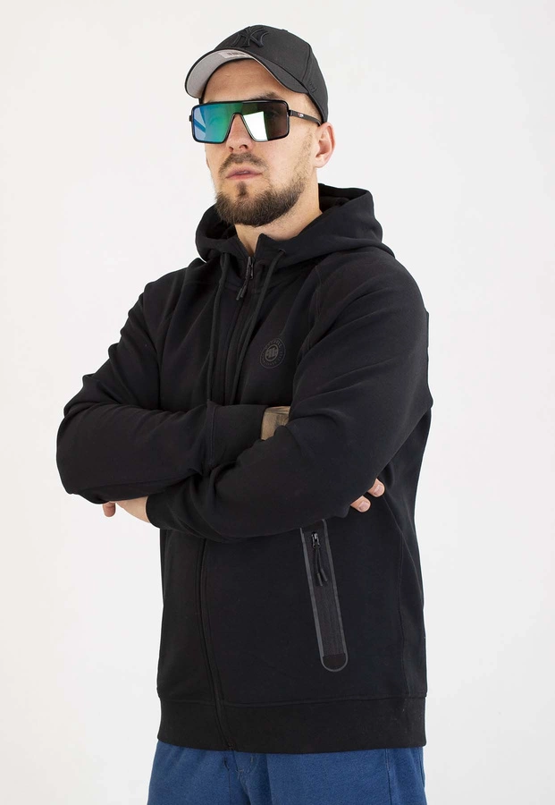Bluza Pit Bull Z Kapturem ZIP Dogwood black
