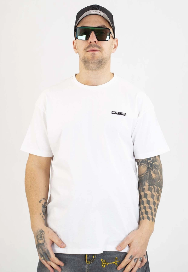 T-shirt Patriotic Futura Mini Slice biały