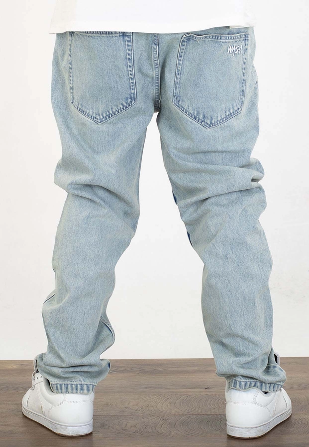 Spodnie Mass Tapered Fit Signature 2.0 jasne niebieskie