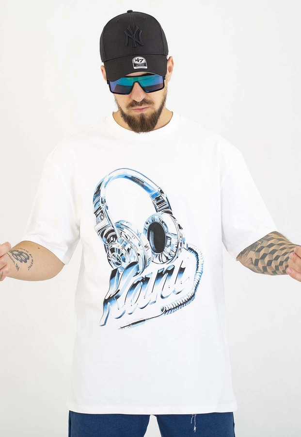 T-shirt Karl Kani Headphone Print PD00005347 biały