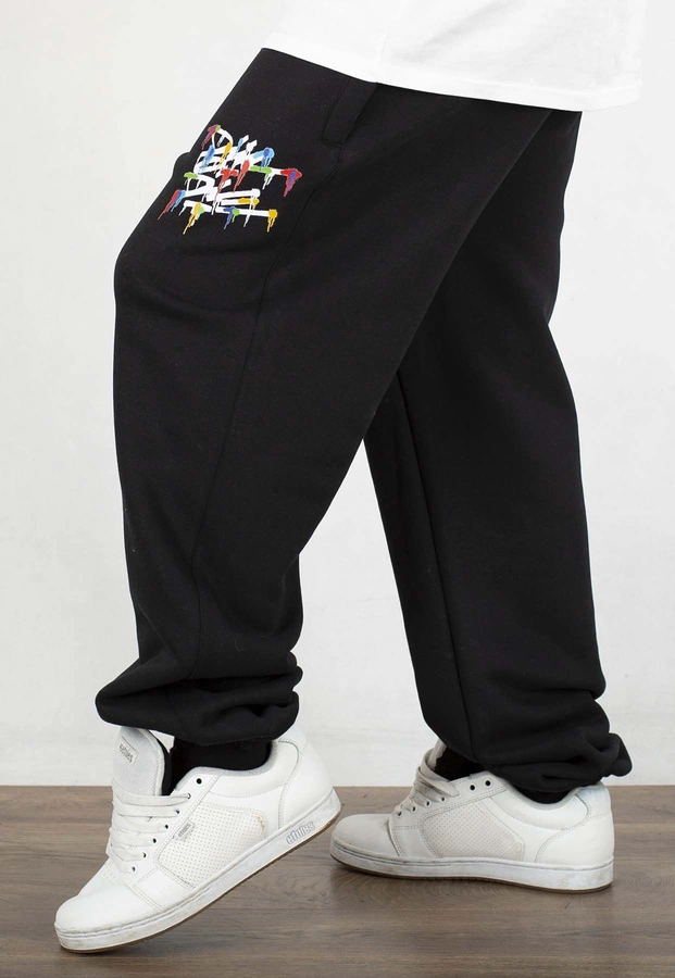 Dresy Diil Baggy Diil Die Splash czarne