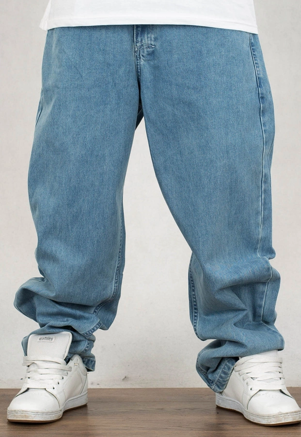 Spodnie Mass Jeans Baggy Fit Plan light blue