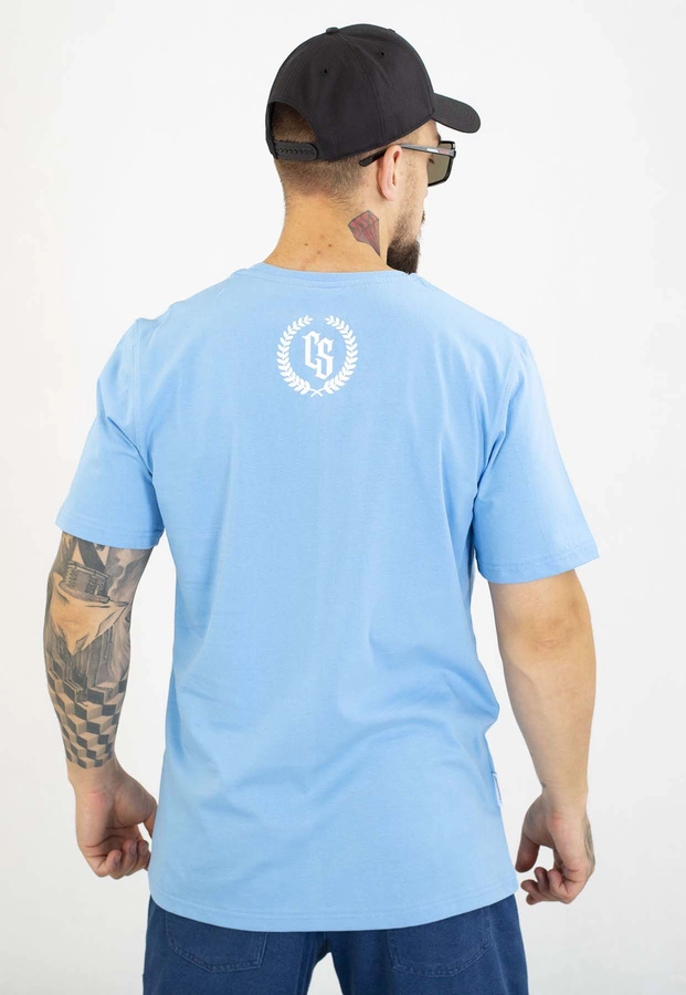 T-shirt Ciemna Strefa Herb jasno niebieski