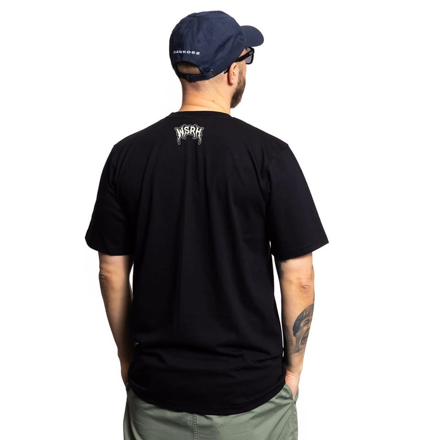 T-shirt WSRH Skull czarny