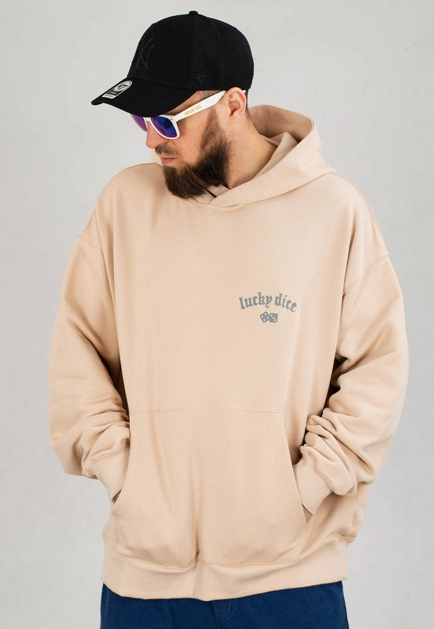 Bluza Lucky Dice Basic Logo beżowa