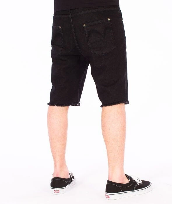 Turbokolor-Shorts Denim Spodnie Black