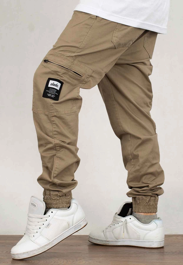 Spodnie Elade Joggery Cargo beige