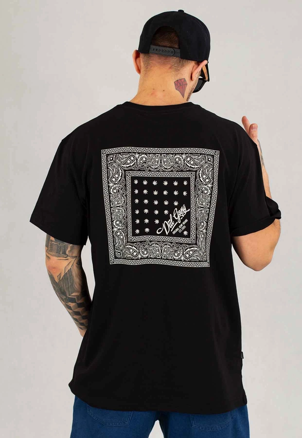 T-shirt Diil Paisley czarny