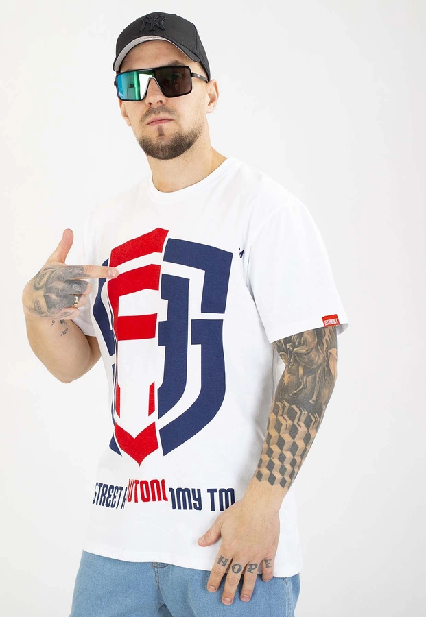 T-shirt Street Autonomy Roach biały