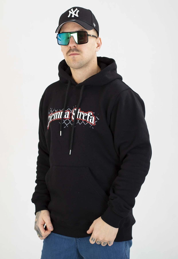 Bluza Ciemna Strefa Z Kapturem Szacunek czarna