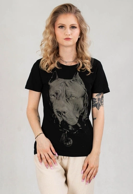 T-Shirt Pit Bull Slim Born In 1989 czarny