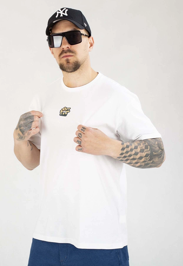 T-shirt Chada Proceder Hazard biały