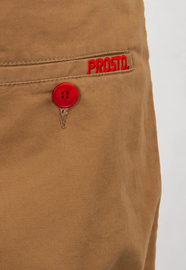 Spodnie Prosto Chino Jogger Call camel