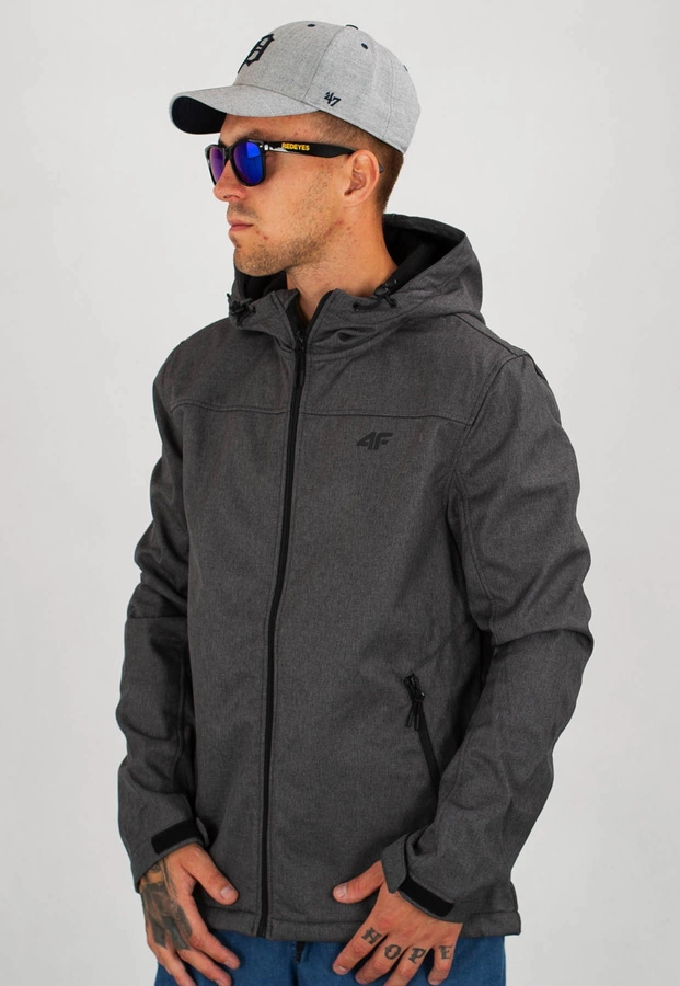 Kurtka Softshell 4F SFM002 NeoDry 5 000 średni szary 