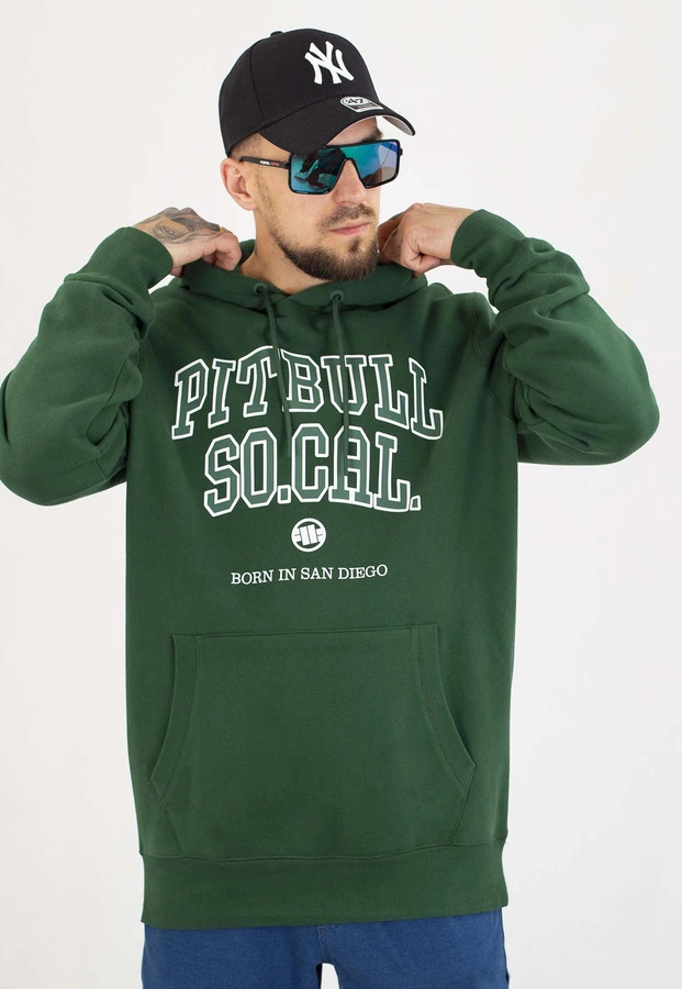 Bluza Pit Bull Z Kapturem So Cal hunter green