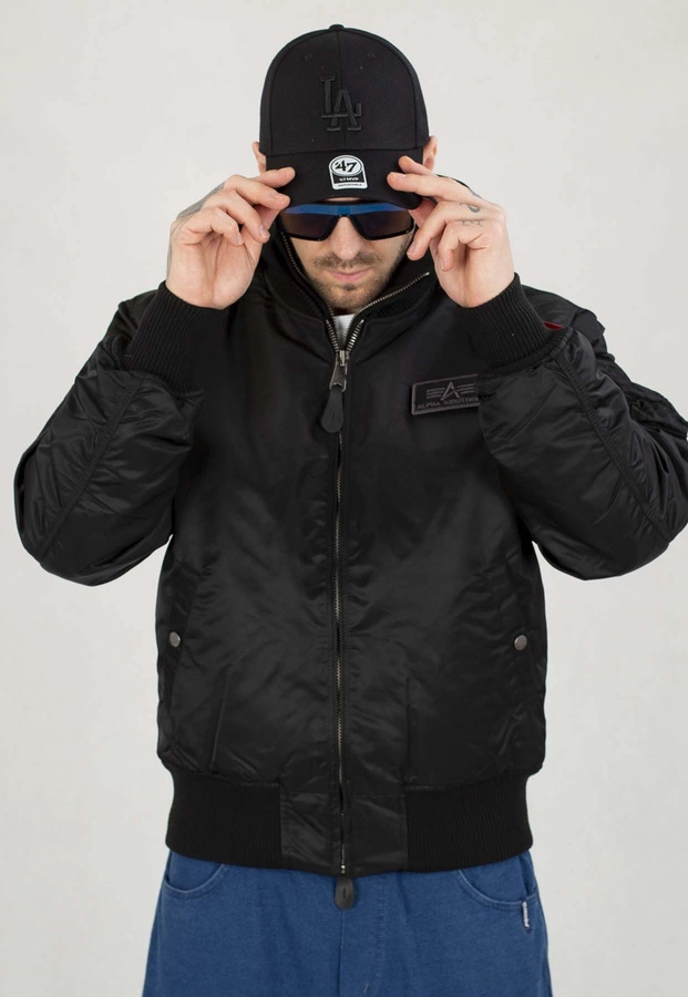 Kurtka Alpha Industries Zimowa MA-1D-Tec 183110 czarno czarna