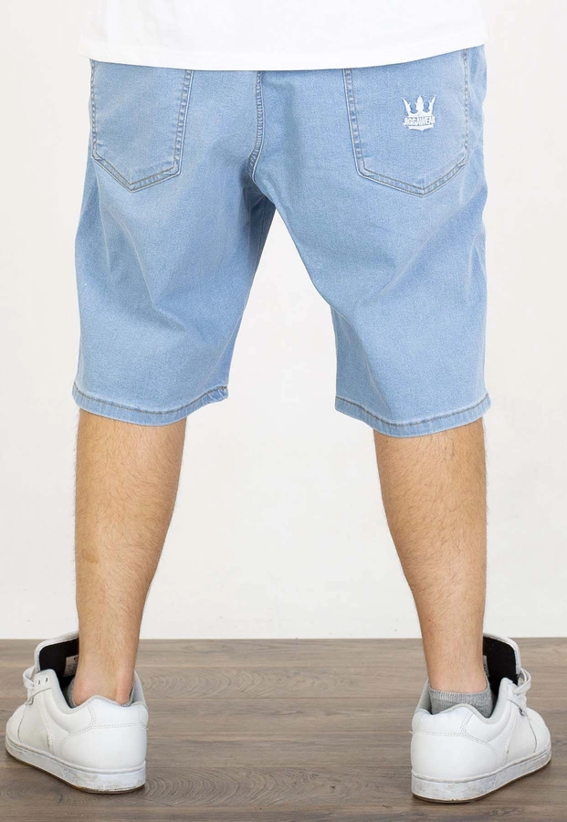 Spodenki Jigga Wear Baggy Crown Light Blue White