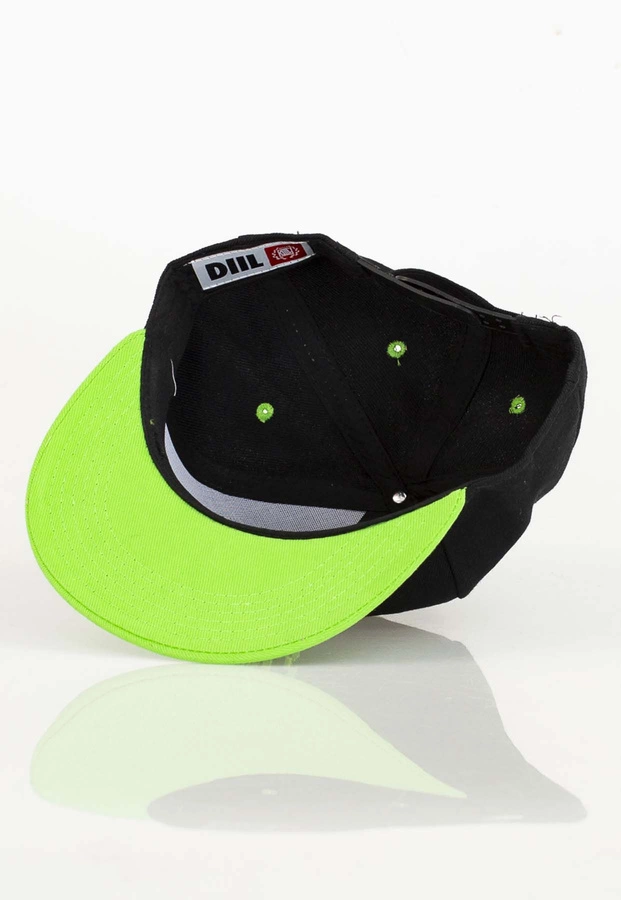 Czapka Snapback Diil Laur czarno zielona