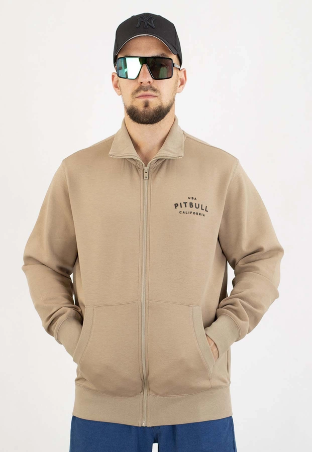 Bluza Pit Bull Bez Kaptura Zip Sampson pale sand