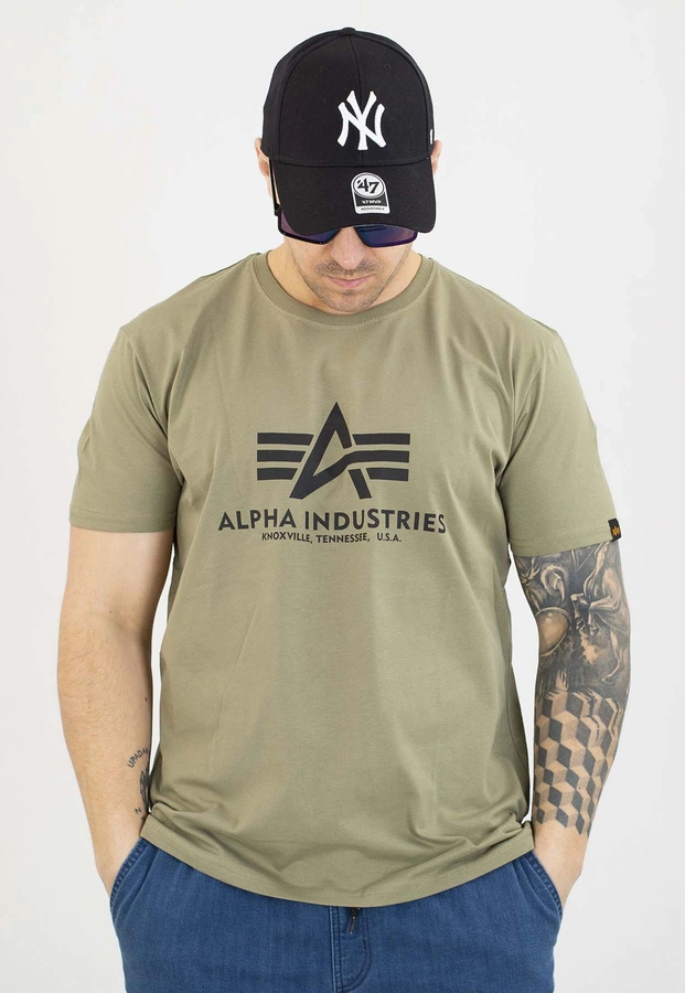 T-shirt Alpha Industries Basic 100501 oliwkowy