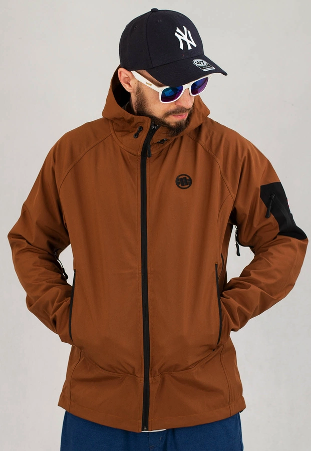 Kurtka Pit Bull Softshell Rockfish II brązowa