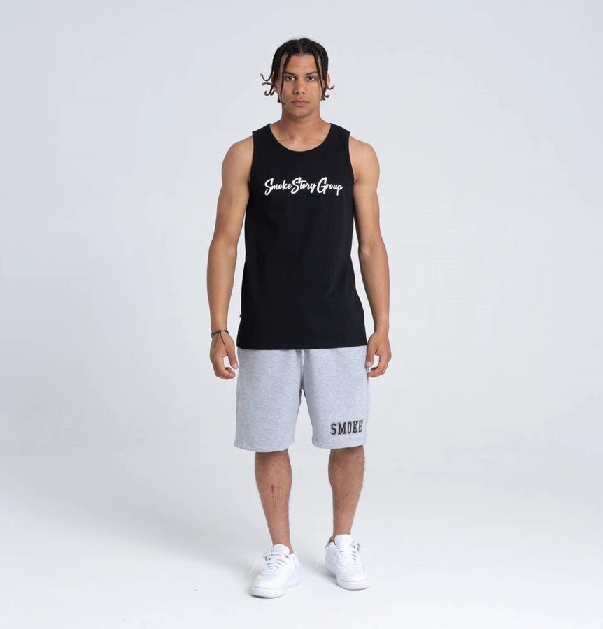 Smoke Story WRITTEN Tank Top Czarny