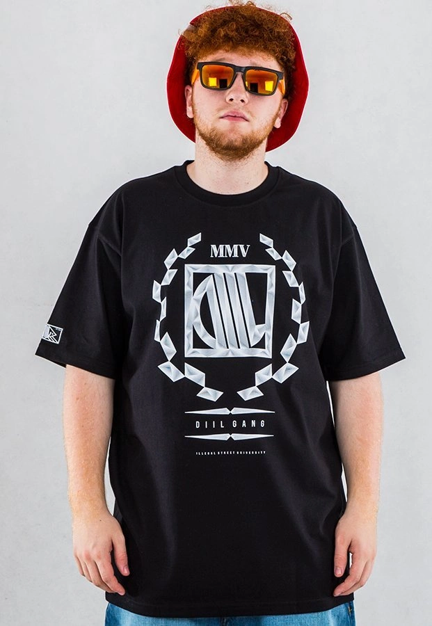 T-shirt Diil Laur Ad czarny