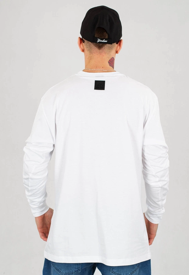 Longsleeve El Polako Flag biały + Płyta Gratis
