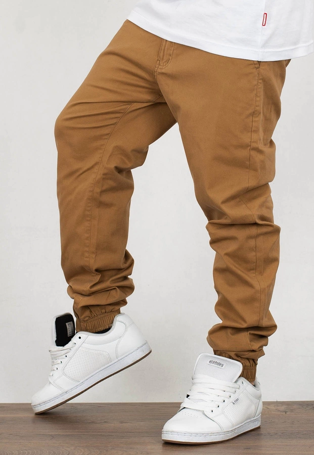 Spodnie Prosto Chino Jogger Call camel