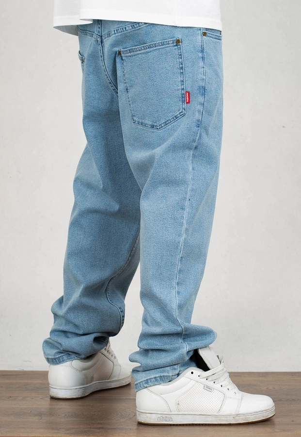 Spodnie Prosto Baggy Oyeah light blue jeans