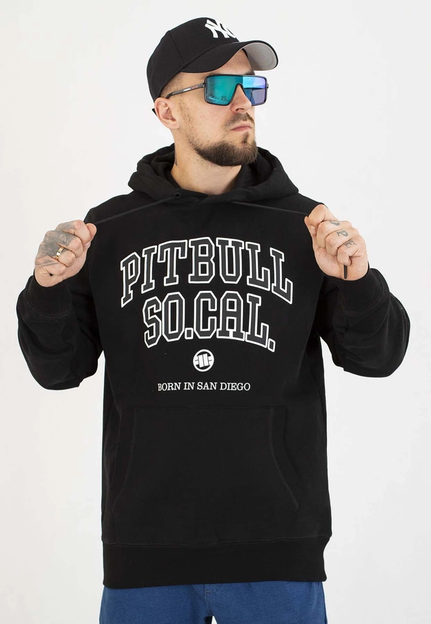 Bluza Pit Bull Z Kapturem So Cal black