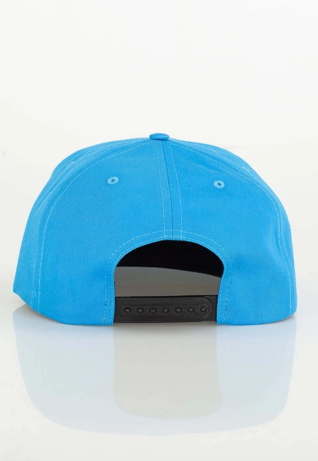 Czapka Snapback Diil Gotic turkusowo biała