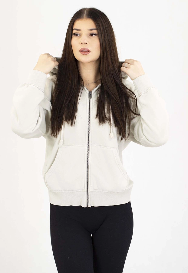 Bluza Pit Bull Z Kapturem ZIP Santa Muerte white stone